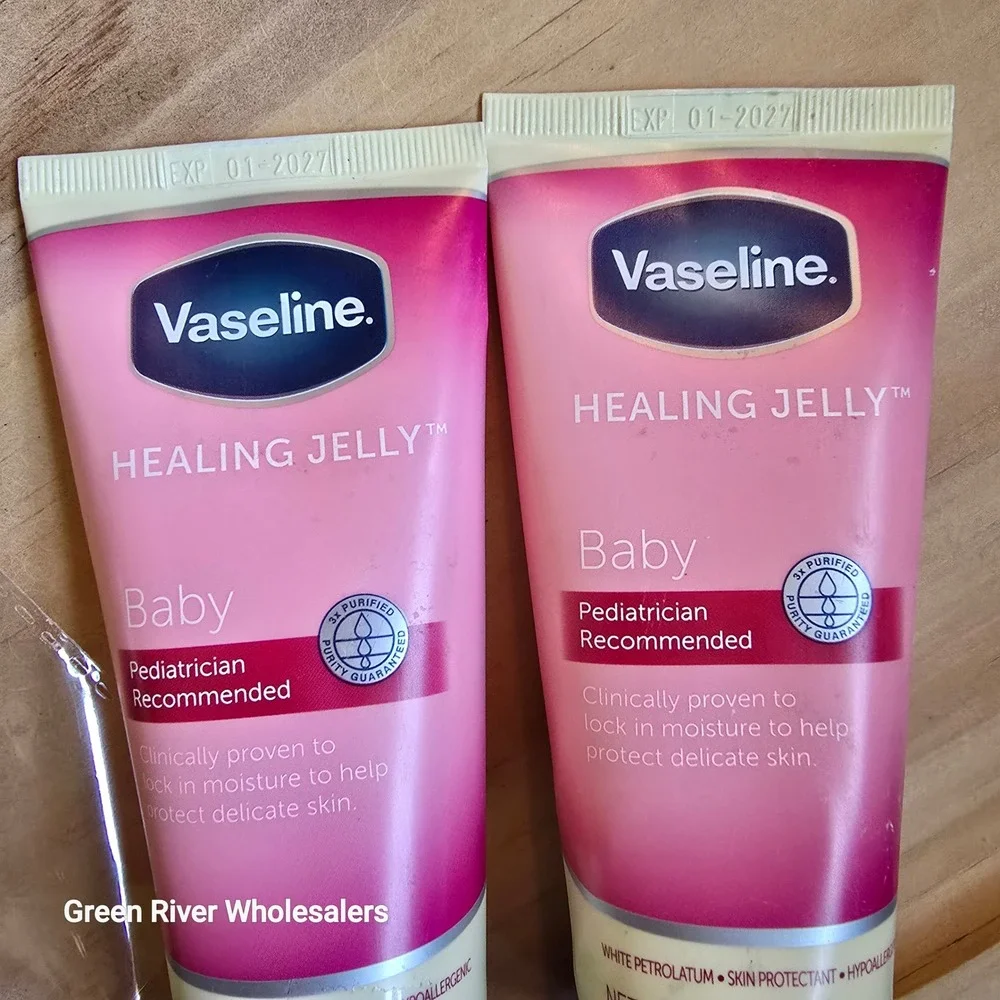 Vaseline Healing Jelly Baby 2.89 oz Squeeze Tube 2 Pack Exp 01/2027 NEW
